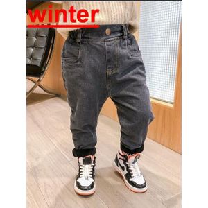 Winter Jongens Jeans Dikker Jongens Jeans Warm Kids Plus Fluwelen Demin Broek Voor Kinderen Broek Causale Jongen Baby Jeans