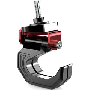 Motorfiets Bagage Helm Motorbike Scooter Helm Houder Tas Haak Hanger Met Schroef Aluminium Dubbele Haak Mount