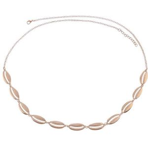 Europese en Amerikaanse zomer persoonlijkheid metalen shell body chain sexy bikini strand taille keten