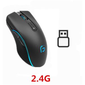 Oplaadbare Computer Muis X9 Dual Mode Bluetooth 4.0 + 2.4Ghz Draadloze Mause 2400Dpi Optische Gaming Voor Pc Laptop