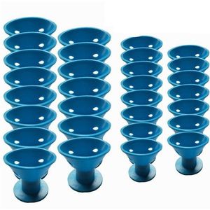 2/10/20/30 Pcs Zachte Rubberen Magic Hair Care Rollers Siliconen Hair Curler Twist Haar Geen warmte Geen Clip Haar Curling Styling Diy Tool