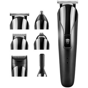 6 In 1 Oplaadbare Scheerapparaat Tondeuse Oplaadbare Elektrische Neus Tondeuse Professionele Baard Scheermes Kapsel Snijmachine