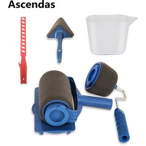 Verf Roller Runner Pro Borstel Handvat Stroomden Edger Kit voor Thuis Kantoorgebouw Muurschildering TP-030