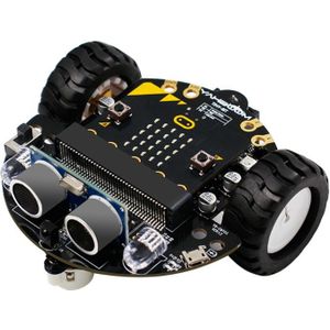 1Set Micro: Bit Grafische Programmering Robot Mobiele Platform Smart Auto V4.0 Ondersteuning Line Patrol Omgevingslicht Accessoires