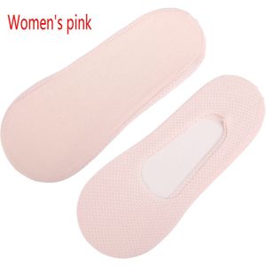 1 Paar Mannen Boot Sokken Zomer Dunne Mesh Katoenen Japanse Ondiepe Mond Sokken Mannen Non-Slip Siliconen naadloze Onzichtbare Sokken