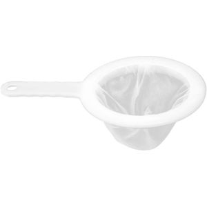 Herbruikbare Nylon Super Fijne Vergiet Zeef Zeef Met Handvat Voor Honing Sap Thee Sojamelk Koffie Filter