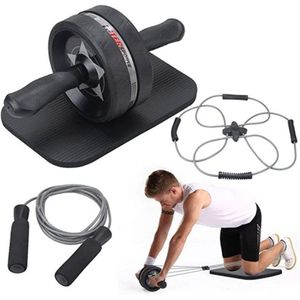 Springtouwen Zitten Bar Ab Roller Power Wiel Oefening Push Up Workout Abdominale Mucele Trainer Home Gym Gewicht Fitness apparatuur