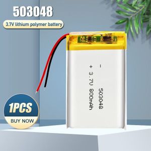 503048 053048 3.7V 800Mah Oplaadbare Lithium Polymeer Batterij Voor MP3 MP4 Gps Rijden Recorder Bluetooth Headset Li Ion mobiele