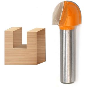 8Mm Schacht Hoek Houding Router Bit 16/19/22 / 25Mm Ronde Frees Hout Trimmen Cutter radius Hout Frees