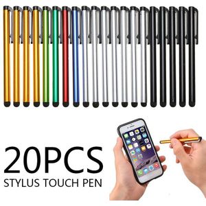 20 Stks/partij Universele Capacitieve Pen Touch Screen Stylus Potlood Voor Ipad Samsung Tablet Smartphone Mobiel Touchscreen Pen