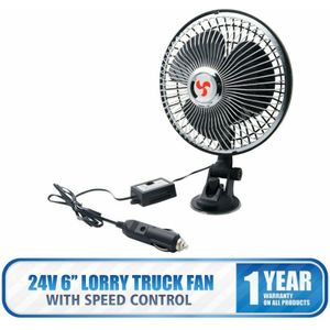 12V/24V Dashboard Oscillerende Voertuig Auto Van Vrachtwagen Home Clip-On Ventilator Met Snelheid Luchtstroom