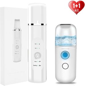 Ultrasone Huid Scrubber Usb Vernevelaar Gezicht Stoomboot Luchtbevochtiger Diepe Gezicht Reinigingsmachine Peeling Schop Facial Pore Cleaner