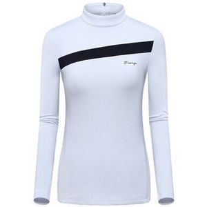 Womens Golf Shirts Warme Fleece Sport Shirt Lange Mouwen Vrouwen O-hals Tennis Kleding Sportwear D0695