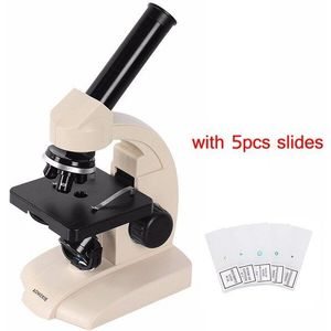 Monoculaire Biologische Microscoop 70X-400X 3 Vergroting Instellingen School Educatief Speelgoed Cadeau Voor Kid Kinderen Studenten