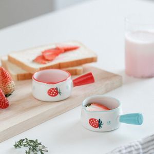 Keramische Mini Steelpan Melkkan Kookgerei Keuken Kookgerei Pot Jam Kom Melk Cup Met Handvat Suiker Kommen #7