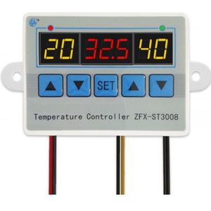 ZFX-ST3008 Microcomputer Digitale Display Temperatuurregelaar Thermostaat Intelligente Tijd Controller Instelbare Elektronische