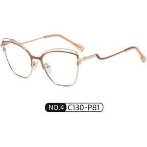 Uvlaik Vrouwen Mode Cat Eye Bril Frame Retro Blauw Licht Brillen Bijziendheid Recept Optische Eyewear