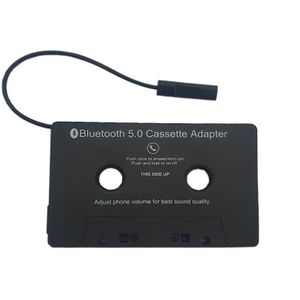 Universele Bluetooth Auto Cassette Zender Converter Knop Controlerende Car Audio Cassette Ingebouwde Microfoon LED Indicator