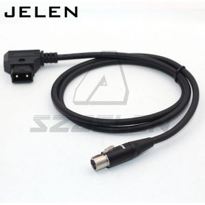 Tvlogic 055 056 058 Monitor Power Kabel 12V Video Camera Monitor Power Kabel, d-TAP Voor Mini Xlr Plug 4 Pin