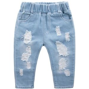 Mode Kinderen Ripped Jeans Kids Jongens Jeans Meisjes Jeans Denim Broek Voor Tieners Jongens Peuter Jeans Kids Kleding
