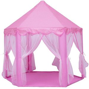 Spelen Fairy Huis Indoor En Outdoor Kids Play Tent Hexagon Prinses Kasteel Speelhuisje Voor Meisjes Grappige Roze