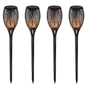 Flikkerende Led Solar Flame Licht Lamp Waterdicht Tuin Decoratie Landschap Gazon Lamp Outdoor Spotlight Path Verlichting Torch