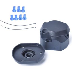 Duurzaam 12 v 7 Pin Plastic Europese Trailer Socket Tow Bar Elektra Connector met Rubberen Ring