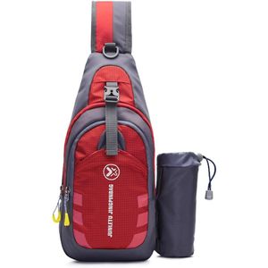 Lixada Outdoor Waterdichte Borst Sling Pack Unisex Sling Rugzak Borst Crossbody Bag Schoudertas Reizen Sport Gym Dagrugzak