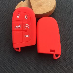 5 knop Siliconen Rubber sleutelhanger Shell Beschermhoes Set Beschermen shell houder voor FIAT TIPO Toro 500X nuovo grazie Remote keyless
