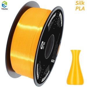 Yousu Zijde Glanzende Pla 3D Printer Filament 1.75Mm Dimensionale Metalic Zijde Nauwkeurigheid +/- 0.02Mm 1Kg voor Creality 3D Printer
