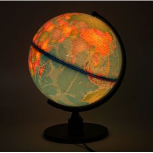 14.16cm LED Licht Wereld Aarde Globe Kaart Geografie Educatief Speelgoed Met Stand Home Office Ideaal Miniaturen Kantoor Gadgets