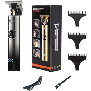 T9 Tondeuse Elektrische Tondeuse Cordless Scheerapparaat Baard Trimmer Voor Mannen Kapper Snijmachine Scheerapparaat
