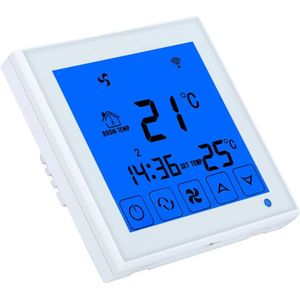WiFi Slimme Thermostaat 2 p 4 p centrale Airconditioning Koeling Verwarming voor Fan Coil Unit Kamertemperatuur Controller SMART HOUESE