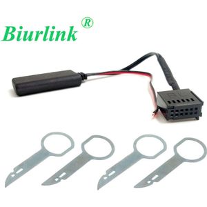 Biurlink Auto Radio Removal Keys Tool En 12Pin Wireless Aux In Bluetooth Module Voor Ford Mondeo Focus C-Max fiesta Fusion 6000CD