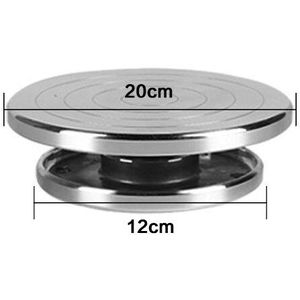 1Pc Aardewerk Wiel Roterende Gereedschap Dubbele Gezicht Gebruik Draaitafel Aluminium Gereedschap Keramische Klei Sculptuur Platform