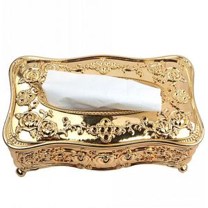 Nordic Tissue Doos Elegante Acryl Bloemrijke Servet Houder Cover Voor Thuis Woonkamer Kantoor Decor Auto Winkel Ornament