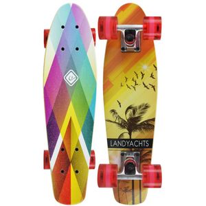 22 Inch Esdoorn Skateboard Met 4 Wielen 7 Layer Maple Deck Kleurrijke Skateboard Cadeau Voor Kinderen Beginners