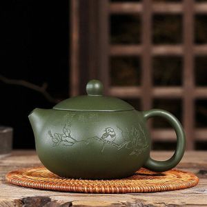 Authentieke Yixing Yixing Theepot master Handgemaakte Xi Shi Pot Paarse Klei groene Erts Modder Chinese Vintage Kung Fu Thee Set Thee Pot 250 ml