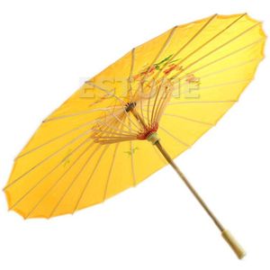 Chinese Japanse Umbrella Art Deco Geschilderd Parasol Paraplu