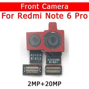 Originele Front Camera Voor Xiaomi Redmi Note 6 Pro Note6 6Pro Voorste Small Facing Camera Module Flex Kabel Vervanging Spare onderdelen