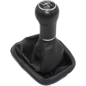 5 Speed Auto Versnellingspook Pookknop Met Lederen Laars Voor Vw Golf 2 3 4 Cabrio Polo 6N passat 35i Auto-Styling