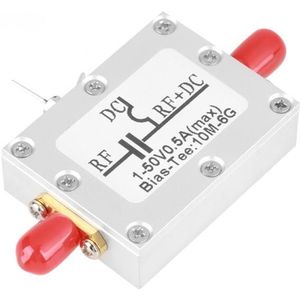 1 stks Coaxiale Vooringenomenheid Tee 10 mhz-6 ghz Vooringenomenheid Tee 10 mhz-6 ghz Breedband Radio Frequentie magnetron Coaxiale Vooringenomenheid