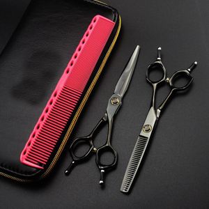 6 Inch Haar Schaar Japan 440C Kappers Schaar Dunner Schaar Kapper Haar Knippen Schaar Set