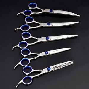 Professionele 6.0 Inch 7.0 Inch 4cr Haar Schaar Snijden Kapper Makas Salon Scisors Dunner Shears Kappers Kapsel Set