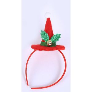 1 Pc Kerst Rode Top Hoed Hoofdbanden Creatieve Kerstman Hoed Hoofddeksels Jaar Kids Little Xmas Kerst Haar accessoires