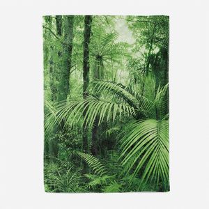 Onglyp Groen Blad Bos Deken Gezellige Beddengoed Dekens Warme Pluche Sofa Couch Bed Reizen Deken Gooit Zachte Sprei Home Decor