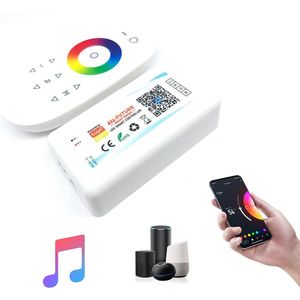 Tuya Rf Touch Remote Wifi Led Controller Rgb Cct Dim Rgbw Strip Alexa Spraakbesturing Muziek Sync Verlichting