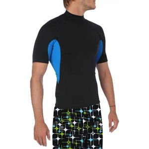 Sbart Zomer Man Korte Mouw Basic Skins Tees Mannelijke Strand Zon Uv-bescherming Badmode Rash Guard Mannen Duiken Zwemmen Tops