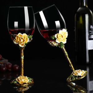 Europese Stijl Emaille Kleur Wijn Glazen Karaf Creatieve Persoonlijkheid Thuis Wijn Glas Champagne Glas Kopjes
