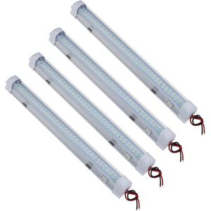 12V-80V 72 Led Interieur Light Strip Bar Auto Lamp Van Bus Caravan Op/Off schakelaar
